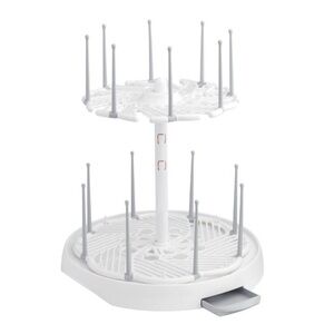 Munchkin White & Gray Baby Bottle Drying Rack